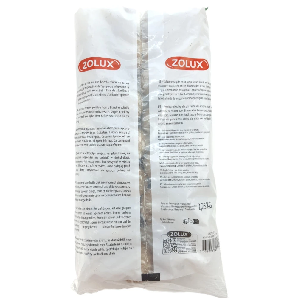 Zolux 25 Boules De Graisse De 90 Gr Donc 2.25 Kg Toutes Saisons Pour Oiseaux 5 Zolux 25 Boules De Graisse De 90 Gr Donc 2.25 Kg Toutes Saisons Pour Oiseaux – Image 3