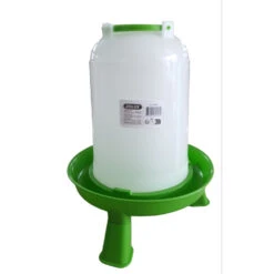 Abreuvoir ZOLUX Sur Pied - Blanc-Vert - 1,5L - 175606 -lacompagniedesanimaux 3336021756082 3