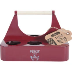 Zolux Porte œufs En Métal Grenat 21.5 X 15 X 14.5 Cm Basse Cour -lacompagniedesanimaux 3336021756495 3