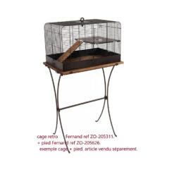 Zolux Pied Pour La Cage Retro Fernand ZO-205311 Pour Rongeur -lacompagniedesanimaux 3336022053111 5