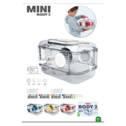 Zolux Cage Mini Rody3. Couleur Bleu. Taille 33 X 21 X 18 Cm H. Pour Rongeur. 21 Zolux Cage Mini Rody3. Couleur Bleu. Taille 33 X 21 X 18 Cm H. Pour Rongeur. -lacompagniedesanimaux 3336022060119 5