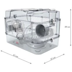 Zolux Cage Solo Rody 3 Blanche. Taille : 41 X 27 X 28 Cm Pour Petit Rongeur -lacompagniedesanimaux 3336022060140 4