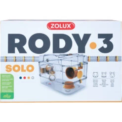 Zolux Cage Rody 3 Solo Banane. Taille : 41 X 27 X 28 Cm. Pour Petit Rongeur