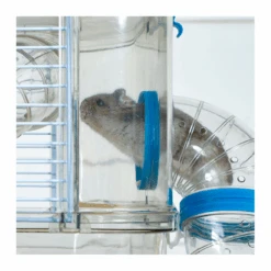 Zolux Cage Duo Rody3. Couleur Grenadine. Taille 41 X 27 X 40.5 Cm H. Pour Rongeur -lacompagniedesanimaux 3336022060195 3