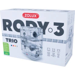Zolux Cage Trio Rody3. Couleur Blanche. Taille 41 X 27 X 53 Cm H. Pour Rongeur -lacompagniedesanimaux 3336022060225 4