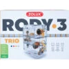 Zolux Cage Trio Rody3 Couleur Bleu Taille 41 X 27 X 53 Cm H Pour Rongeur