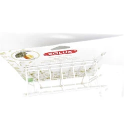 Zolux Râtelier à Foin En Métal Beige 20x 6 X 18 Cm Pour Rongeur. -lacompagniedesanimaux 3336022068702 3