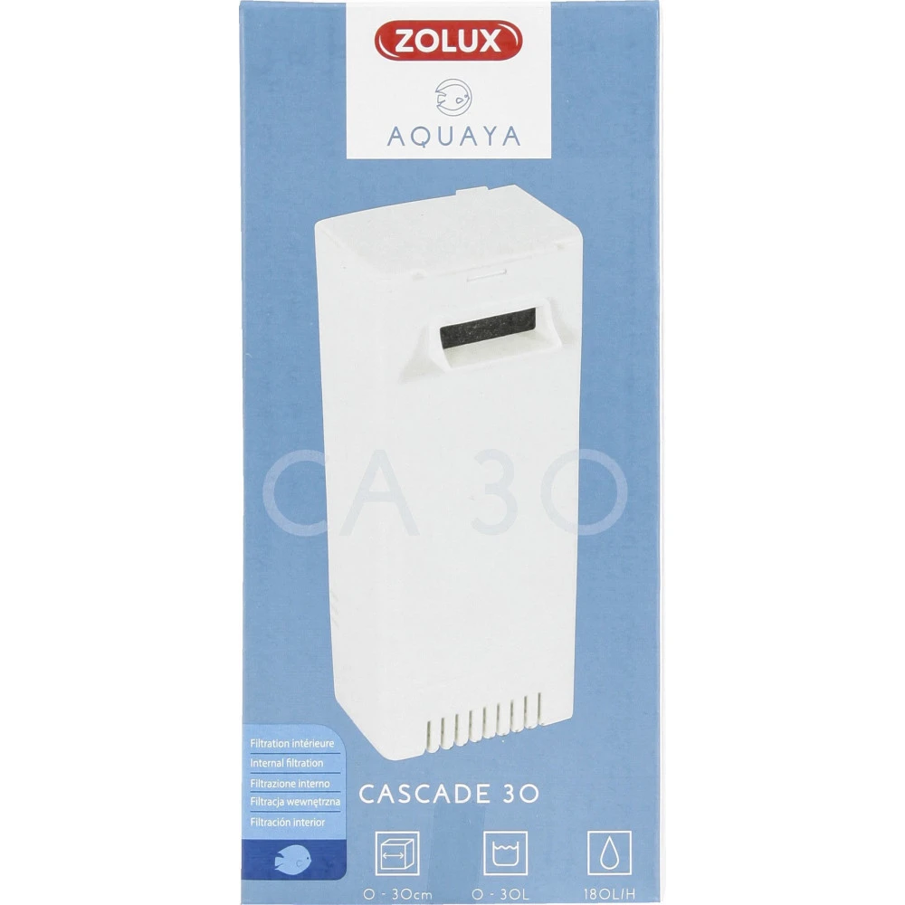 Zolux Filtration Aquarium Cascade 30, Puissance 3w 180l/h Pour Aquarium De 0 à 30l Max 3 Zolux Filtration Aquarium Cascade 30, Puissance 3w 180l/h Pour Aquarium De 0 à 30l Max
