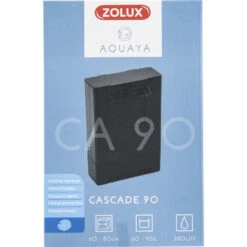 Zolux Filtration Intérieure Cascade 90, Puissance 5w 380l/h Pour Aquarium De 60 à 90l Max -lacompagniedesanimaux 3336023265254 3