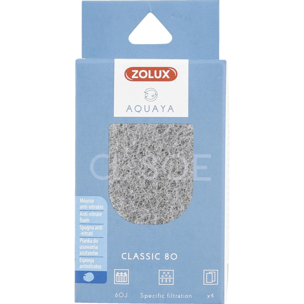 Zolux Filtre Pour Pompe Classic 80, Filtre CL 80 E Mousse Anti Nitrates X 4 Pour Aquarium 4 Zolux Filtre Pour Pompe Classic 80, Filtre CL 80 E Mousse Anti Nitrates X 4 Pour Aquarium – Image 2