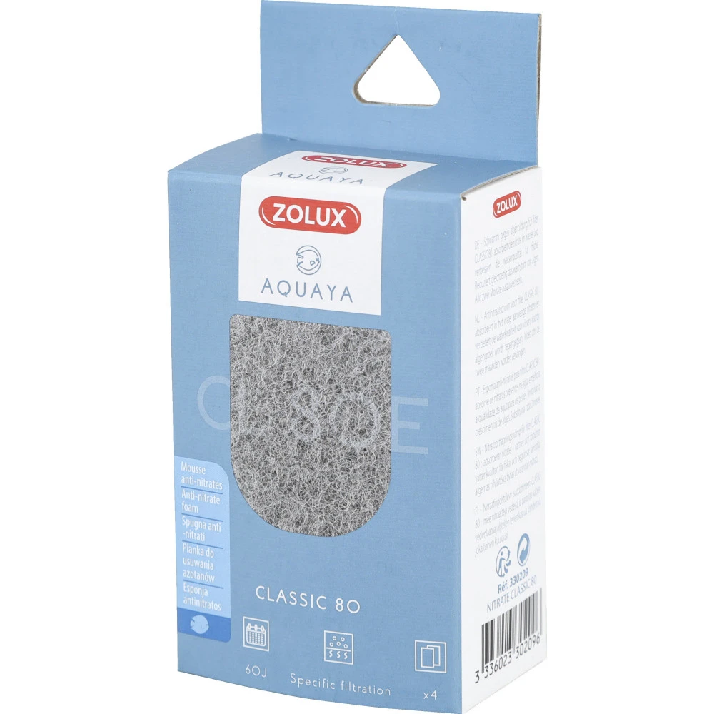 Zolux Filtre Pour Pompe Classic 80, Filtre CL 80 E Mousse Anti Nitrates X 4 Pour Aquarium 3 Zolux Filtre Pour Pompe Classic 80, Filtre CL 80 E Mousse Anti Nitrates X 4 Pour Aquarium