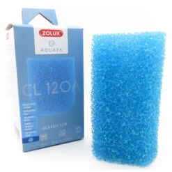 Zolux Mousse Bleue Medium CL 120 A Pour Pompe Classic 120 Pour Aquarium -lacompagniedesanimaux 3336023302126 3