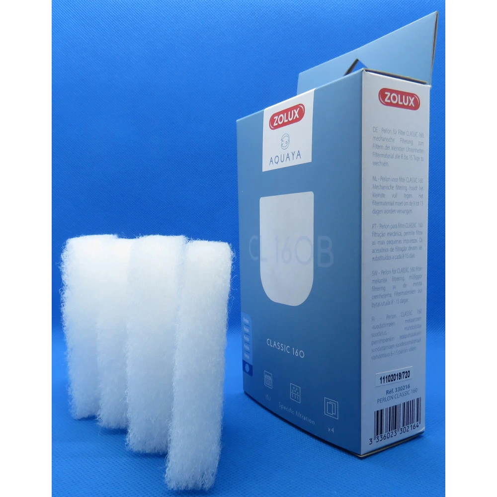 Zolux Filtre Perlon CL 160 B X 4 . Pour Pompe Classic 160. Pour Aquarium. 3 Zolux Filtre Perlon CL 160 B X 4 . Pour Pompe Classic 160. Pour Aquarium.