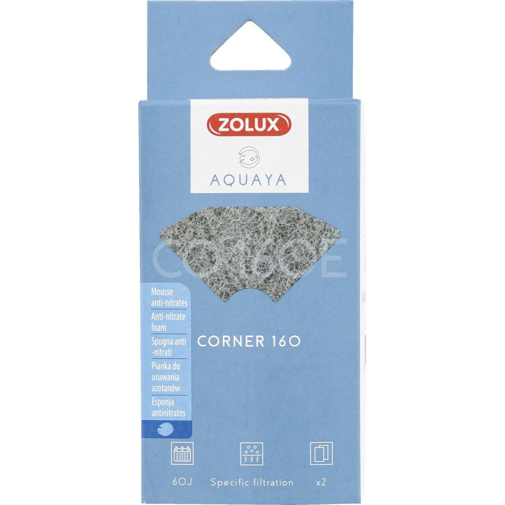 Zolux Filtre Pour Pompe Corner 160, Filtre CO 160 E Mousse Anti-nitrates X 2. Pour Aquarium. 4 Zolux Filtre Pour Pompe Corner 160, Filtre CO 160 E Mousse Anti-nitrates X 2. Pour Aquarium. – Image 2