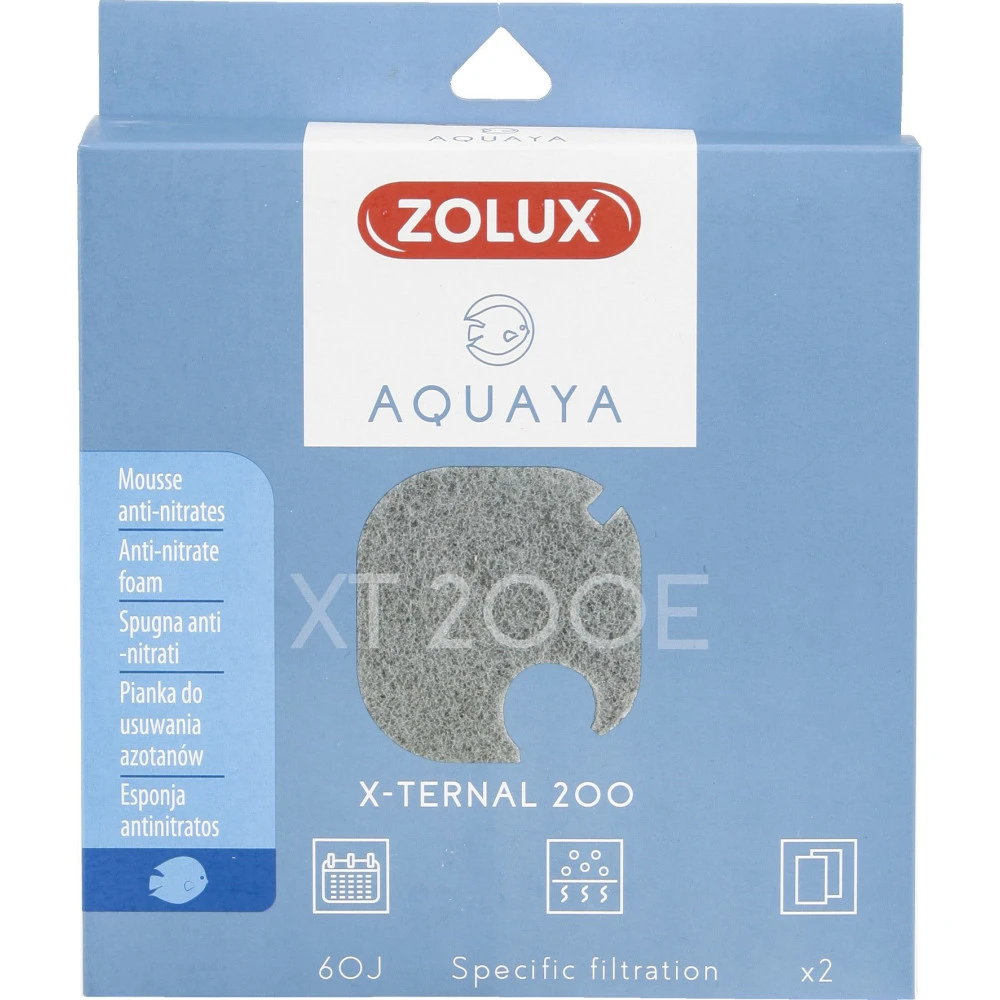 Zolux Filtre Pour Pompe X-ternal 200, Filtre XT 200 E Mousse Anti Nitrates X2 Pour Aquarium. 4 Zolux Filtre Pour Pompe X-ternal 200, Filtre XT 200 E Mousse Anti Nitrates X2 Pour Aquarium. – Image 2
