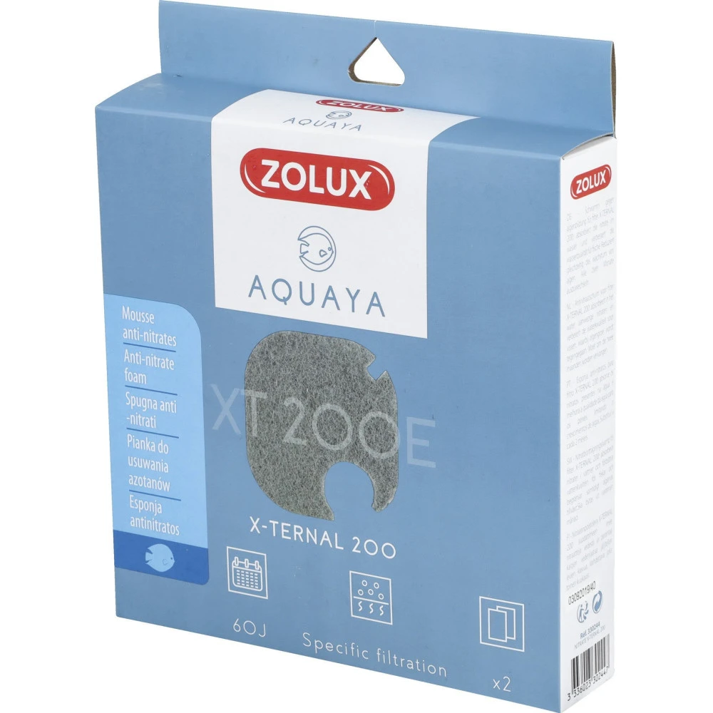 Zolux Filtre Pour Pompe X-ternal 200, Filtre XT 200 E Mousse Anti Nitrates X2 Pour Aquarium. 5 Zolux Filtre Pour Pompe X-ternal 200, Filtre XT 200 E Mousse Anti Nitrates X2 Pour Aquarium. – Image 3