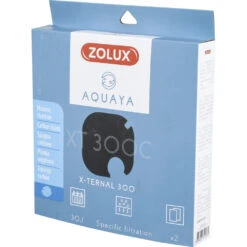 Zolux Filtre Pour Pompe X-ternal 300, Filtre XT 300 C Mousse Charbon X 2. Pour Aquarium. -lacompagniedesanimaux 3336023302485 3