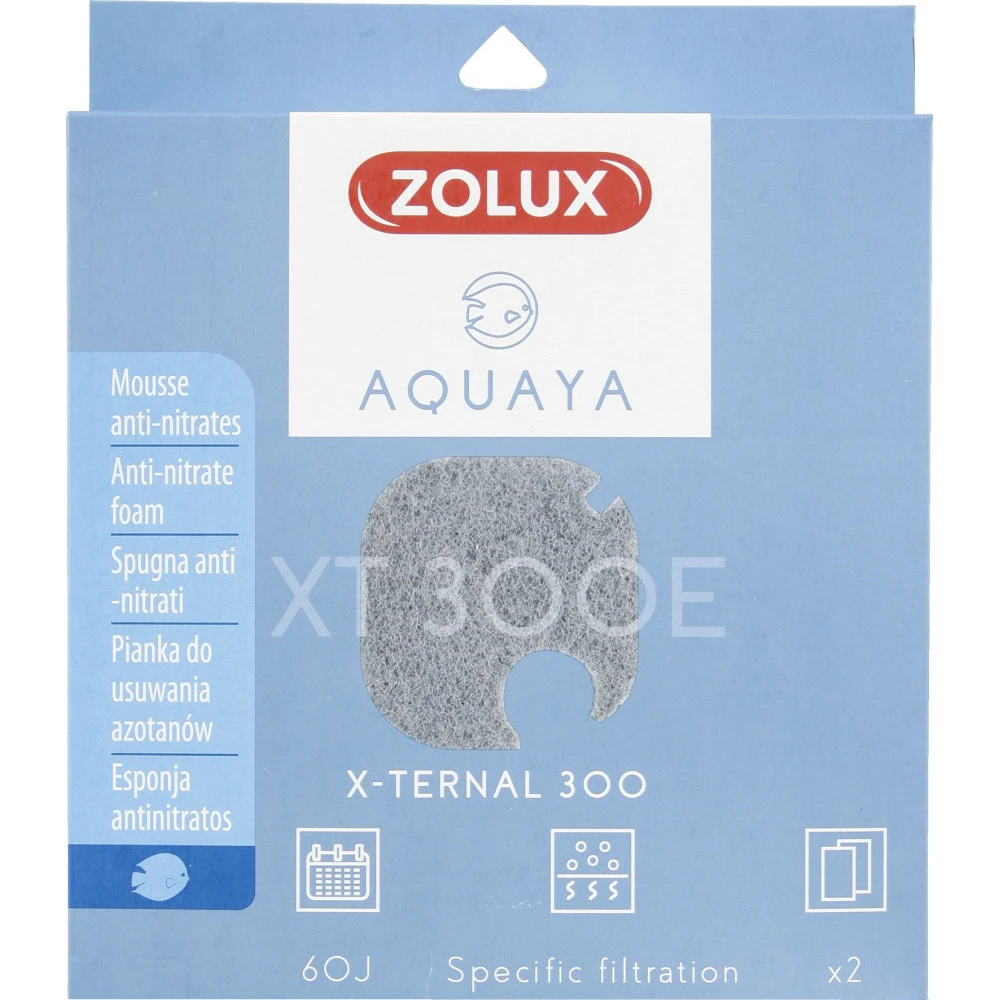 Zolux Filtre Pour Pompe X-ternal 300, Filtre XT 300 E Mousse Anti Nitrates X 2 Pour Aquarium. 4 Zolux Filtre Pour Pompe X-ternal 300, Filtre XT 300 E Mousse Anti Nitrates X 2 Pour Aquarium. – Image 2