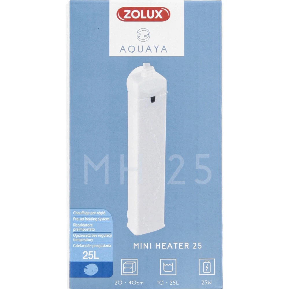 Zolux Chauffage Pré-réglé Pour Aquarium De 10 à 25 L Puissance 23 W Blanc 3 Zolux Chauffage Pré-réglé Pour Aquarium De 10 à 25 L Puissance 23 W Blanc