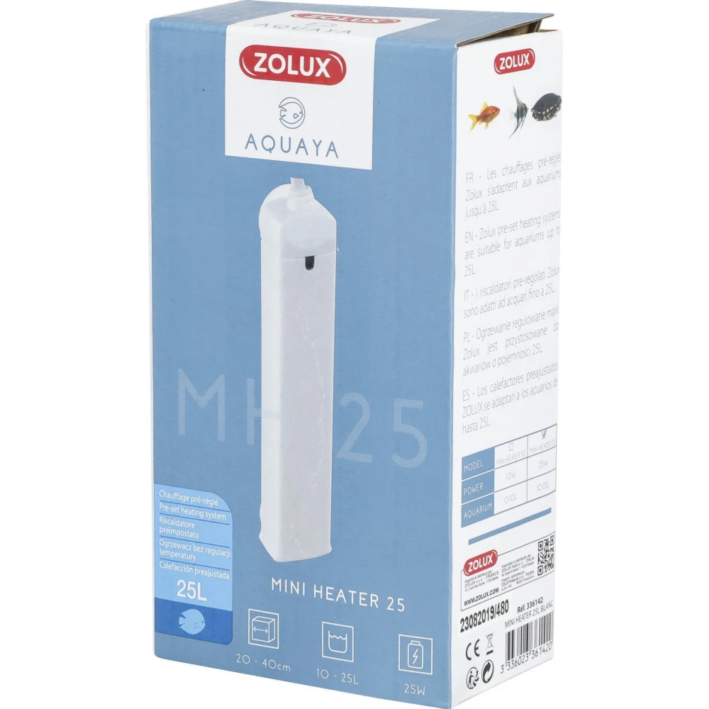 Zolux Chauffage Pré-réglé Pour Aquarium De 10 à 25 L Puissance 23 W Blanc 5 Zolux Chauffage Pré-réglé Pour Aquarium De 10 à 25 L Puissance 23 W Blanc – Image 3