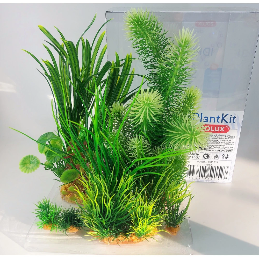 Zolux Déco Plantkit Idro N°3 Plantes Artificielles 6 Pieces H 28 Cm Décoration D'aquarium 3 Zolux Déco Plantkit Idro N°3 Plantes Artificielles 6 Pieces H 28 Cm Décoration D'aquarium