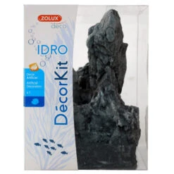 Zolux Décor. Kit Idro Black Stone N°3 Dimension 17.5 X 15 X Hauteur 27 Cm Pour Aquarium