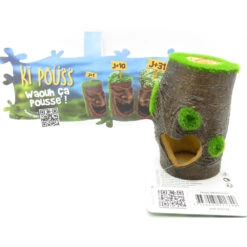 Zolux Tronc Petit Modèle. Ki Pouss 6.6 X 5.6 X 10 Cm Décoration Aquarium -lacompagniedesanimaux 3336023521749 3