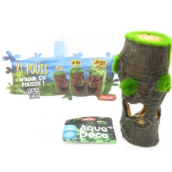 Zolux Tronc Moyen Modèle. Ki Pouss. 6.4 X 5.5 X 13.9 Cm. Décoration Aquarium. -lacompagniedesanimaux 3336023521756 3