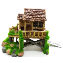 Zolux Cabane Moyen Modèle Ki Pouss 16 X 9 X 15 Cm Décoration Aquarium
