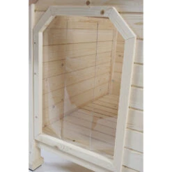 Zolux Niche En Bois Chalet Large Dimension Extérieure 101 X 94 Cm H 94 Cm Pour Chien -lacompagniedesanimaux 3336024001578 6