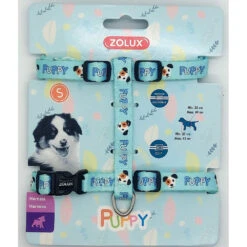 Zolux Harnais S 13 Mm 27 à 42 Cm PUPPY MASCOTTE Bleu Pour Chiot