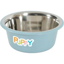Zolux Ecuelle Inox PUPPY ø 16.5 Cm Couleur Bleu Pour Chien -lacompagniedesanimaux 3336024755426 3