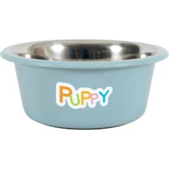 Zolux Ecuelle Inox PUPPY ø 16.5 Cm Couleur Bleu Pour Chien -lacompagniedesanimaux 3336024755426 4