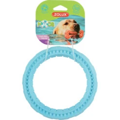 Zolux Jouet Anneau Moos TPR Flottant ø 17 Cm X 3 Cm Pour Chien -lacompagniedesanimaux 3336024790946 3