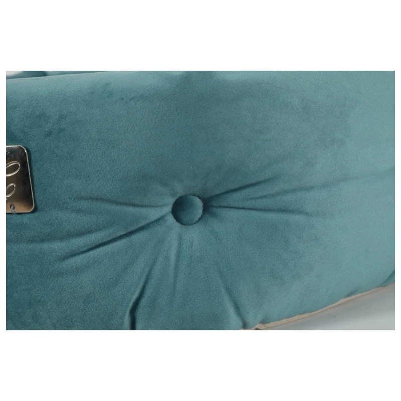 Corbeille Chambord ZOLUX Pour Chat - Velours Chesterfield - Diamètre 41cm - Vert Paon - 500243 7 Corbeille Chambord ZOLUX Pour Chat - Velours Chesterfield - Diamètre 41cm - Vert Paon - 500243 – Image 5