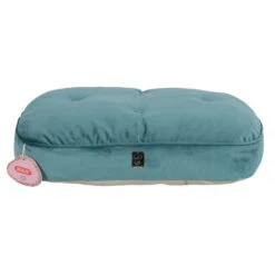Zolux Coussin Chesterfield Chambord Vert Paon. 50 Cm. Pour Chats.