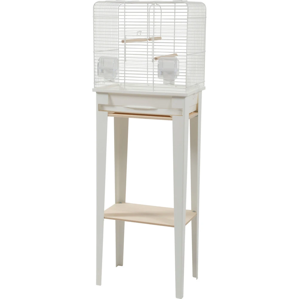 Zolux Cage Et Meuble CHIC LOFT Taille S 38 X 24,5 X Hauteur 113cm Couleur Blanc 4 Zolux Cage Et Meuble CHIC LOFT Taille S 38 X 24,5 X Hauteur 113cm Couleur Blanc – Image 2
