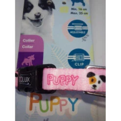 Zolux Collier PUPPY MASCOTTE 8 Mm 16 à 25 Cm Couleur Rose Pour Chiots -lacompagniedesanimaux 3336026667352 5