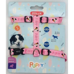 Zolux Harnais S 13 Mm 27 à 42 Cm PUPPY MASCOTTE Rose Pour Chiots
