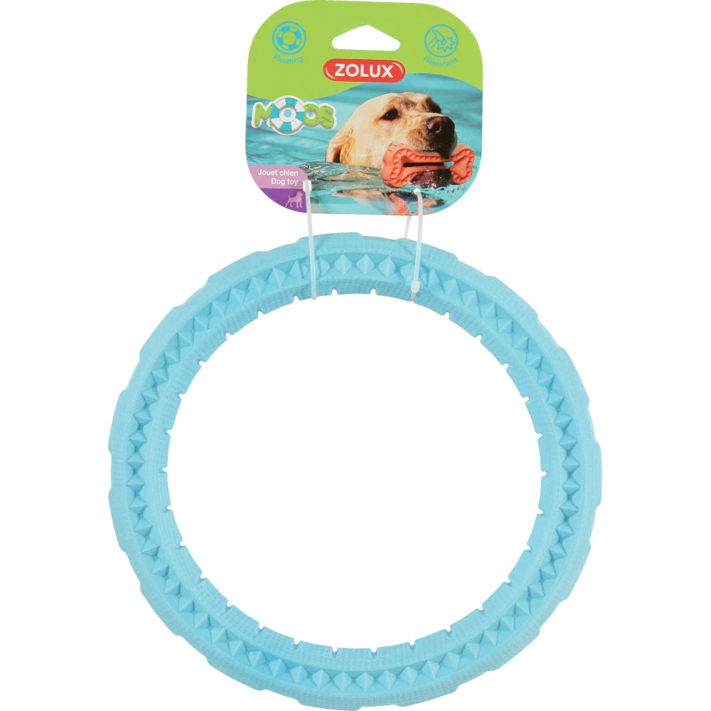 Zolux Jouet Anneau Moos TPR Flottant Bleu ø 23 Cm X 3 Cm Pour Chien 3 Zolux Jouet Anneau Moos TPR Flottant Bleu ø 23 Cm X 3 Cm Pour Chien