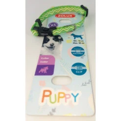 Zolux Collier PUPPY PIXIE 8 Mm 16 à 25 Cm Couleur Vert Pour Chiots -lacompagniedesanimaux 3336027667412 7