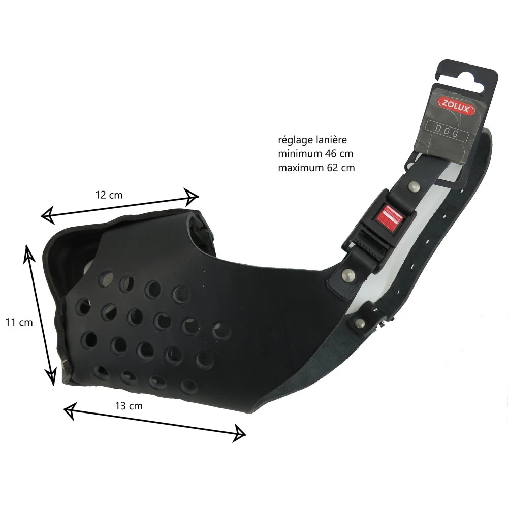 Zolux Muselière De Frappe Taille II Couleur Noir Pour Chien 3 Zolux Muselière De Frappe Taille II Couleur Noir Pour Chien