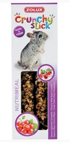 Zolux Crunchy Stick Chinchilla églantine / Groseille 115 G