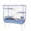 Zolux Cage NEO Life Lapin Bleu 99 X 54 X 114 Cm -lacompagniedesanimaux zolux cage neo life lapin bleu 99 x 54 x 114 cm