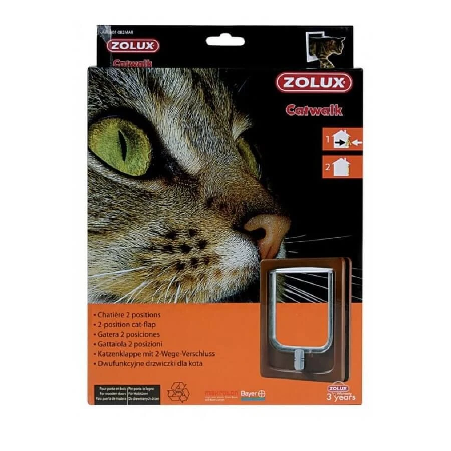 Zolux Catwalk Chatière 2 Positions Marron 3 Zolux Catwalk Chatière 2 Positions Marron