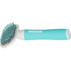 Zolux Anah Brosse Slicker Doux Puppy Bleu -lacompagniedesanimaux zolux anah brosse slicker doux bleu puppy