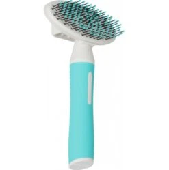 Zolux Anah Brosse Slicker Doux Rétractable Puppy Bleu -lacompagniedesanimaux zolux anah brosse slicker doux r tractable puppy
