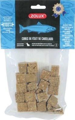 Zolux Friandises Cubes Filet Cabillaud Chien 70 G