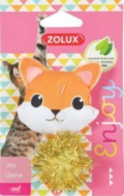 Zolux Jouet Lovely Renard Avec Herbe à Chat